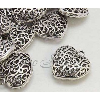 Подвеска мет.№700 35х35x11мм цв.Silver (цена за 1шт)